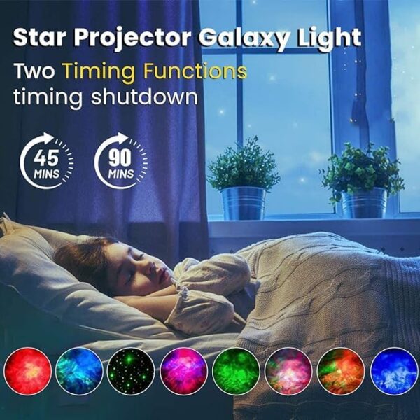 Galaxy Astronaut Star Projector – 360° Adjustable Night Light with Timer & Remote Control, USB Powered for Kids & Adults - Image 5