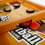 Basketball Shot Board Game, Tabletop Slingshot Parent-Child Interactive Game for Kids Adults Family Party (Basketball)