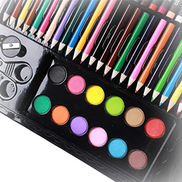 Kids Art Drawing Crayon 150 Color Set for Kids Case Art and Craft Supplies Drawing and Painting Set Great Gift - Image 3